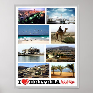 Eritrea - Ik hou van Poster