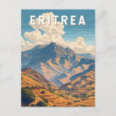 Eritrea Illustration Travel Art Vintage Briefkaart (Voorkant)