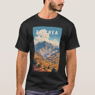 Eritrea Illustration Travel Art Vintage T-shirt