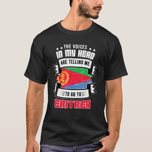 Eritrea in mijn hoofd t-shirt (Voorkant)