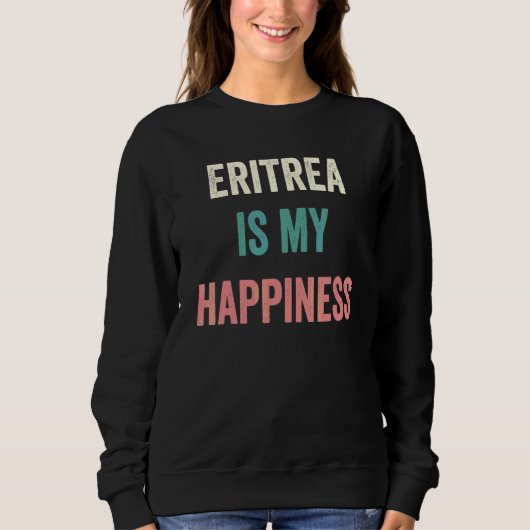 Eritrea Is Mijn Geluk Trui (Voorkant)
