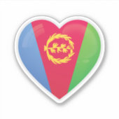 Eritrea Liefdesicoon Sticker (Voorkant)