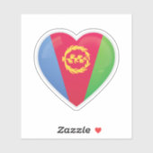 Eritrea Liefdesicoon Sticker (Vel)