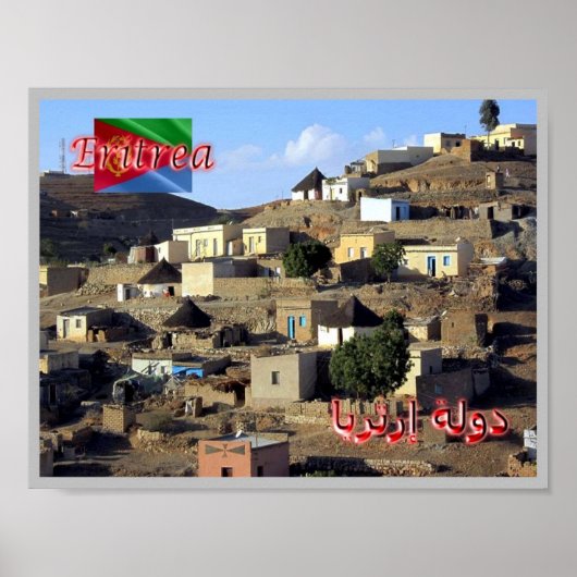 Eritrea - Loodhuizen - Poster (Voorkant)