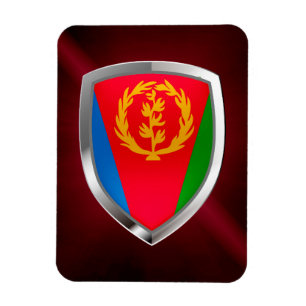 Eritrea Mettalic Emblem Magneet
