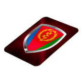 Eritrea Mettalic Emblem Magneet (Linkerzijde)