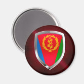 Eritrea Mettalic Emblem Magneet (Voorkant / Achterkant)