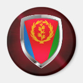 Eritrea Mettalic Emblem Magneet (Voorkant)