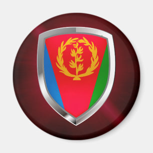 Eritrea Mettalic Emblem Magneet