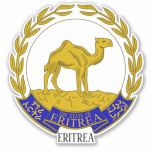 Eritrea National Emblem Patriotic Sticker