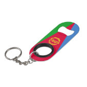 Eritrea National Flag Patriotic Mini Flessenopener (Voorkant Gekanteld)