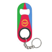 Eritrea National Flag Patriotic Mini Flessenopener (Achterkant)