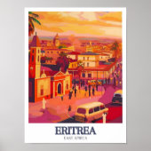 Eritrea Poster - Asmara Straat Print - Asmara Muur (Voorkant)