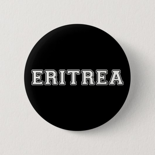 Eritrea Ronde Button 5,7 Cm (Voorkant)