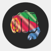 Eritrea Ronde Sticker (Voorkant)