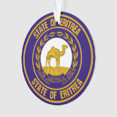 Eritrea Round Emblem Ornament (voorkant)
