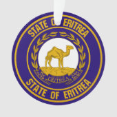 Eritrea Round Emblem Ornament (voorkant)