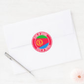 Eritrea Round Emblem Ronde Sticker (Envelop)