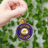 Eritrea Round Emblem Sleutelhanger (Hand)