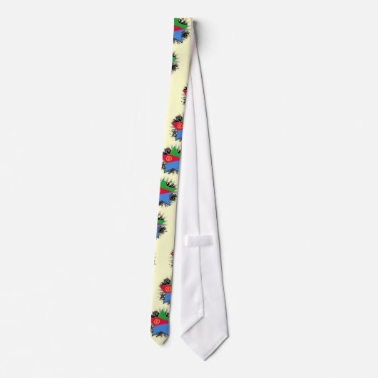 Eritrea Star Stropdas (Achterkant)