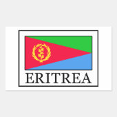 Eritrea-sticker Rechthoekige Sticker (Voorkant)