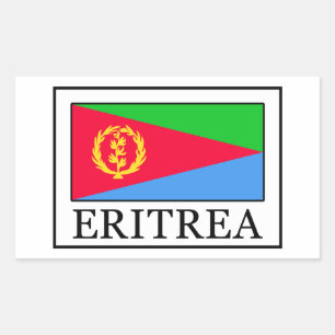 Eritrea-sticker Rechthoekige Sticker