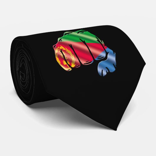 Eritrea Stropdas (Opgerold)