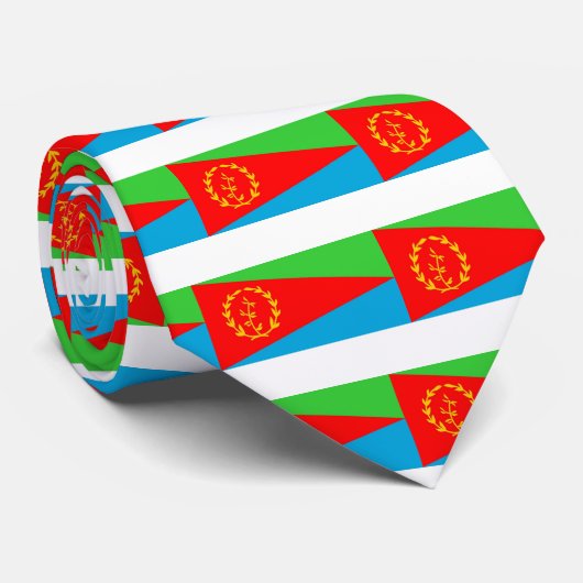 Eritrea Stropdas (Opgerold)