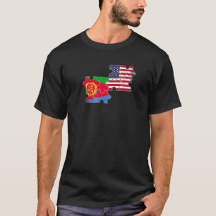 Eritrea Verenigde Staten Eritrees - Amerikaanse vl T-shirt