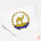 eritrea vierkante sticker (Envelop)