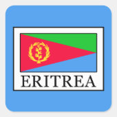 Eritrea Vierkante Sticker (Voorkant)