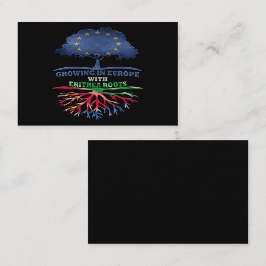 Eritrea Visitekaartje (Voorkant / Achterkant)