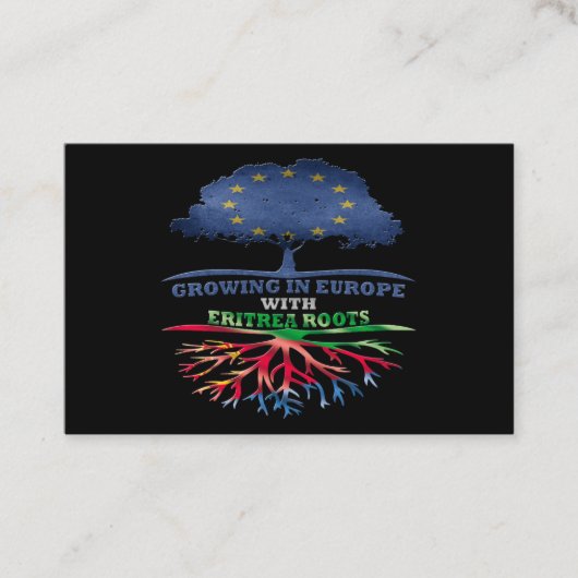 Eritrea Visitekaartje (Voorkant)