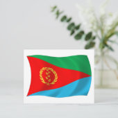 Eritrea Vlag Ansichtkaart Briefkaart (Staand voorkant)