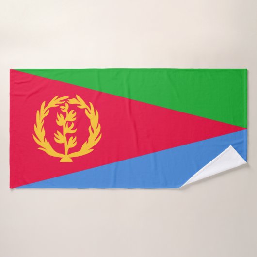 Eritrea Vlag Bad Handdoek (Badhanddoek)