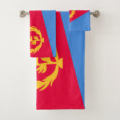 Eritrea Vlag Bad Handdoek (Insitu)
