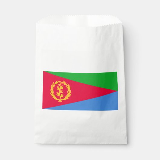Eritrea Vlag Bedankzakje (Voorkant)