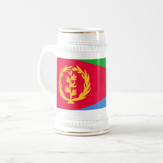 Eritrea Vlag Bierpul (Voorkant links)