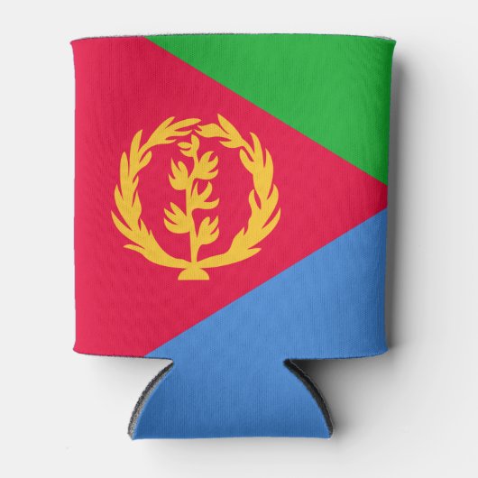 Eritrea Vlag Blikjeskoeler (Voorkant)