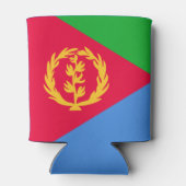 Eritrea Vlag Blikjeskoeler (Achterkant)