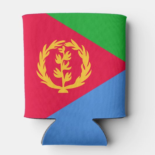Eritrea Vlag Blikjeskoeler (Achterkant)