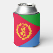 Eritrea Vlag Blikjeskoeler (Blikje Achterkant)