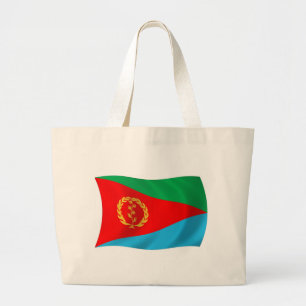 Eritrea Vlag Boodschappentas Grote Tote Bag