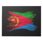 Eritrea vlag borstelslag, nationale vlag notitieblok (Voorkant)