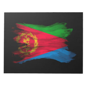 Eritrea vlag borstelslag, nationale vlag notitieblok