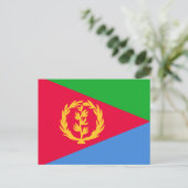 Eritrea Vlag Briefkaart (Staand voorkant)