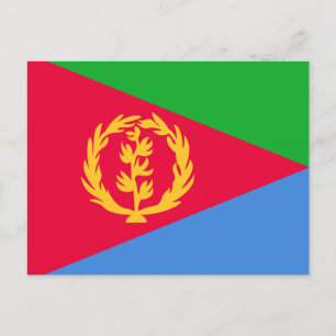 Eritrea Vlag Briefkaart