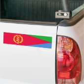 Eritrea Vlag Bumpersticker (Op Truck)