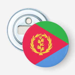 Eritrea Vlag Button Flesopener