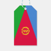 Eritrea vlag cadeaulabel (Achterkant)